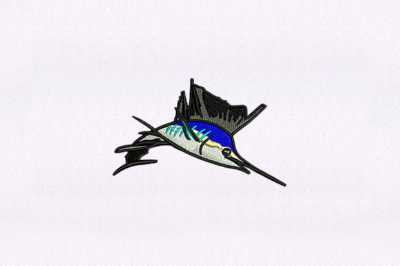 Blue Swordfish Embroidery Review