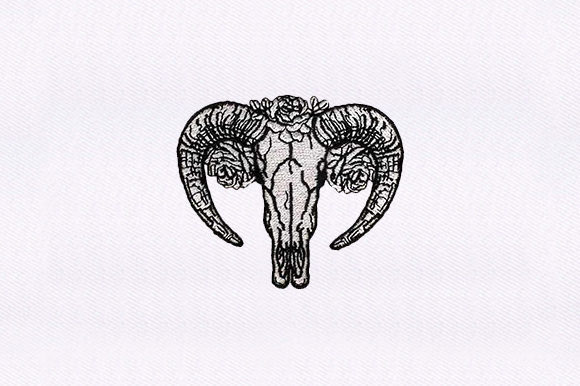 Cow Head Sketch Embroidery Review