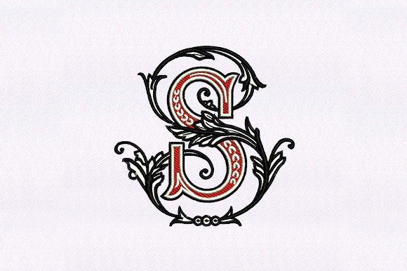 Floral S: A Thoughtful Monogram for Meaningful Gifts