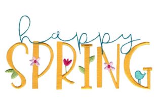 Happy Spring Embroidery Review