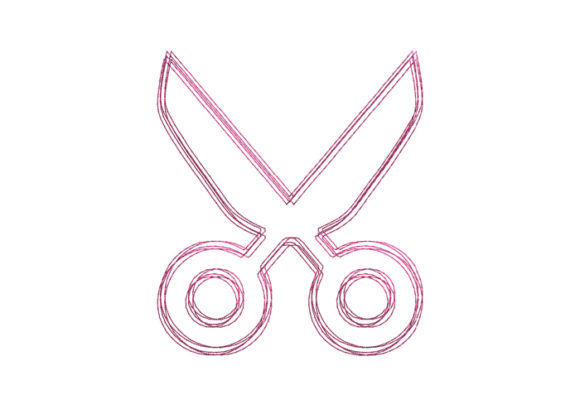 Scissors Scribble Stitch: A Versatile Holiday Embellishment