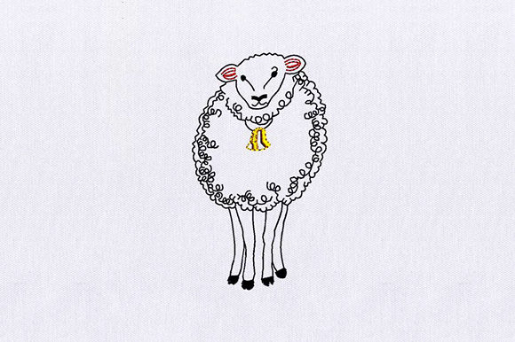Sheep Embroidery Design Review
