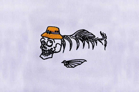 Skull Hat Fish Bones: A Playful Pirate Embroidery Review
