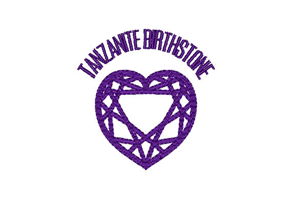 Tanzanite Birthstone Faceted Heart: A December Delight