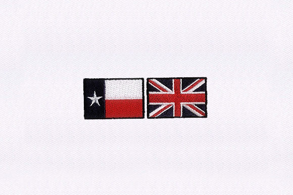 Texas and Jack Flag