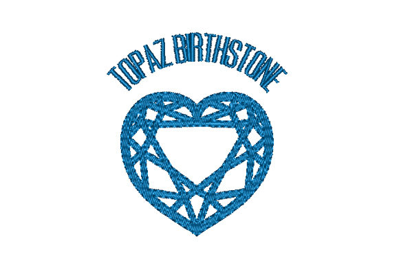 Topaz Birthstone Faceted Heart: A Sparkling Addition