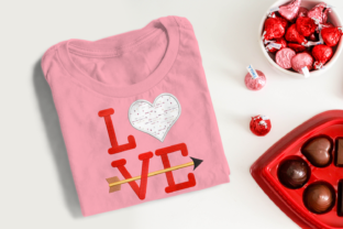 Valentine’s Love Heart Arrow Applique